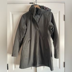 Patagonia Tres 3 in 1 Parka Coat Grey Burgundy